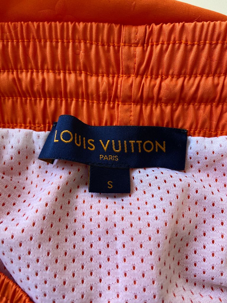 Louis Vuitton x Texas Longhorns Athletic Shorts Orange  White Mens  Medium  eBay