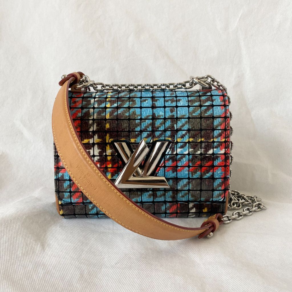 Louis Vuitton Multicolor Patchwork Leather Twist PM Bag - BOPF | Business of Preloved Fashion
