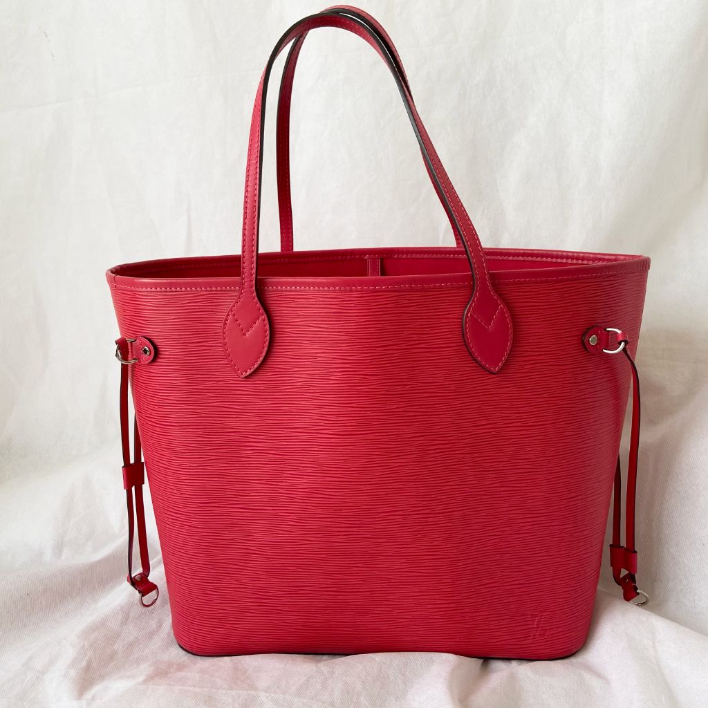 Louis Vuitton Neverfull Epi Leather Pink MM Tote Bag BOPF