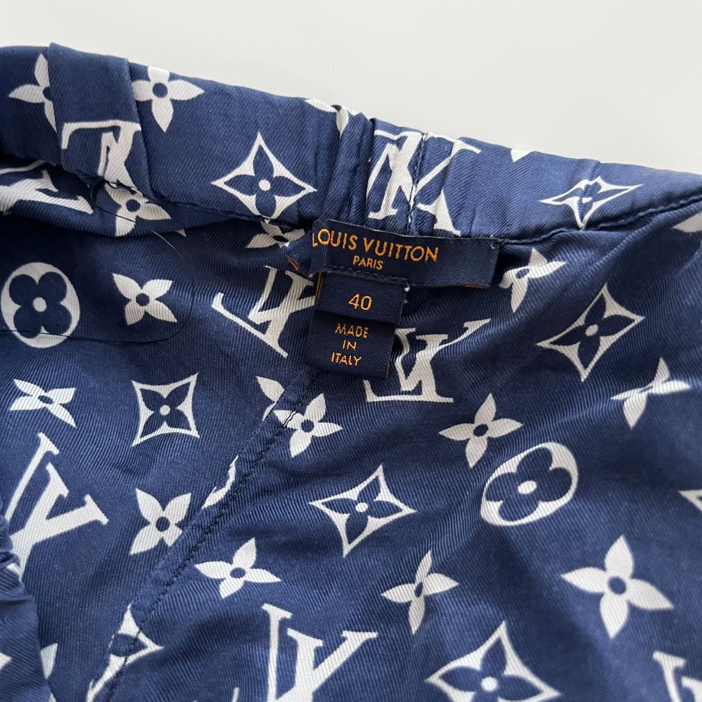 Lv Escale Pyjama Shirt In Blue