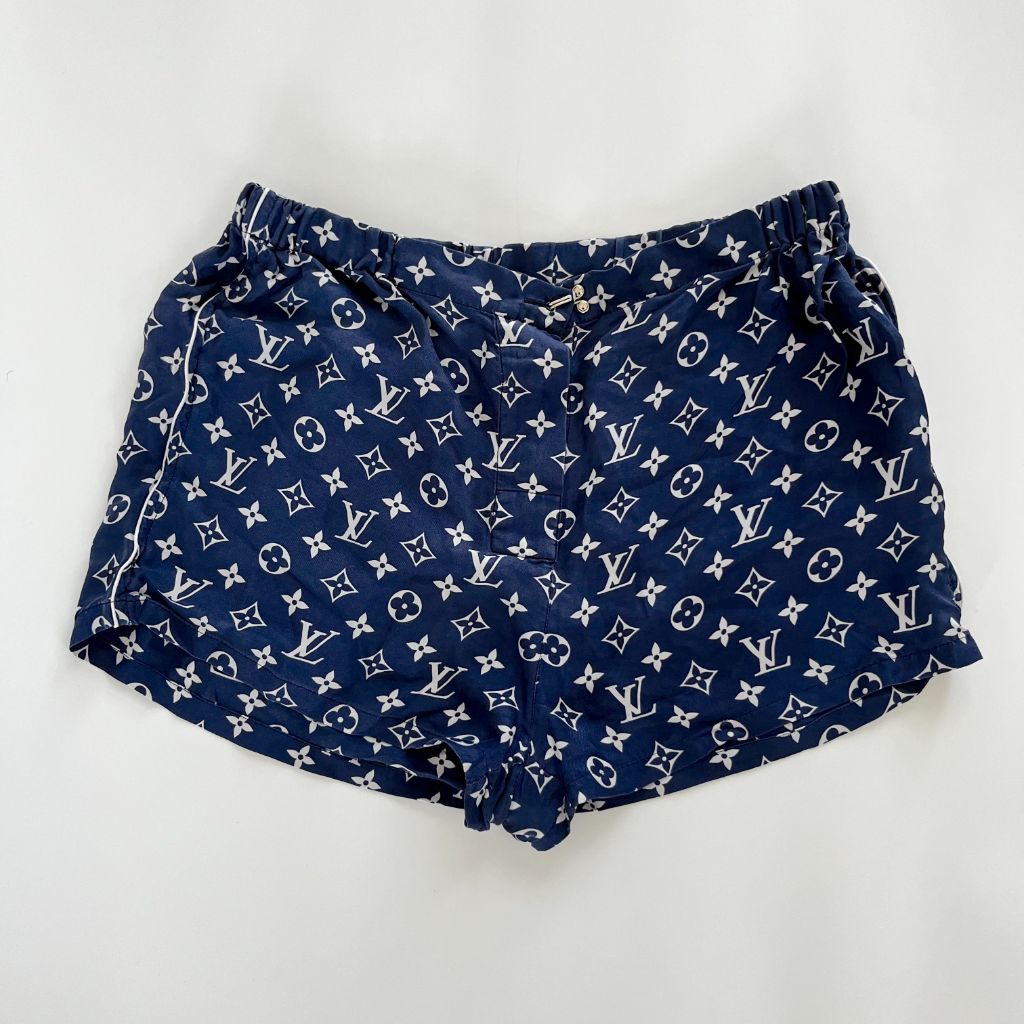 Louis Vuitton Pyjama Blue Escale Shorts - BOPF | Business of Preloved Fashion