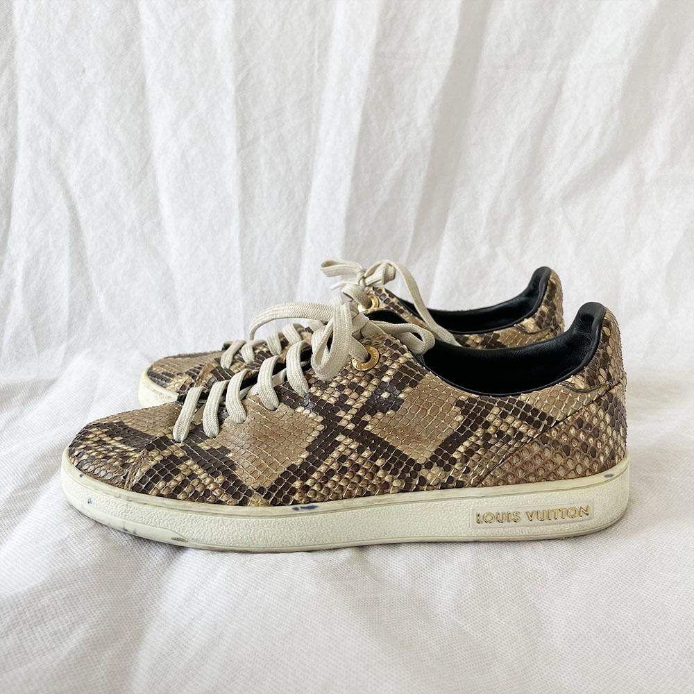 Louis Vuitton Python Leather low top sneakers, 36.5 - BOPF | Business of Preloved Fashion