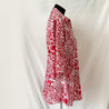 Louis Vuitton Red and White Leopard Print Blouse - BOPF | Business of Preloved Fashion