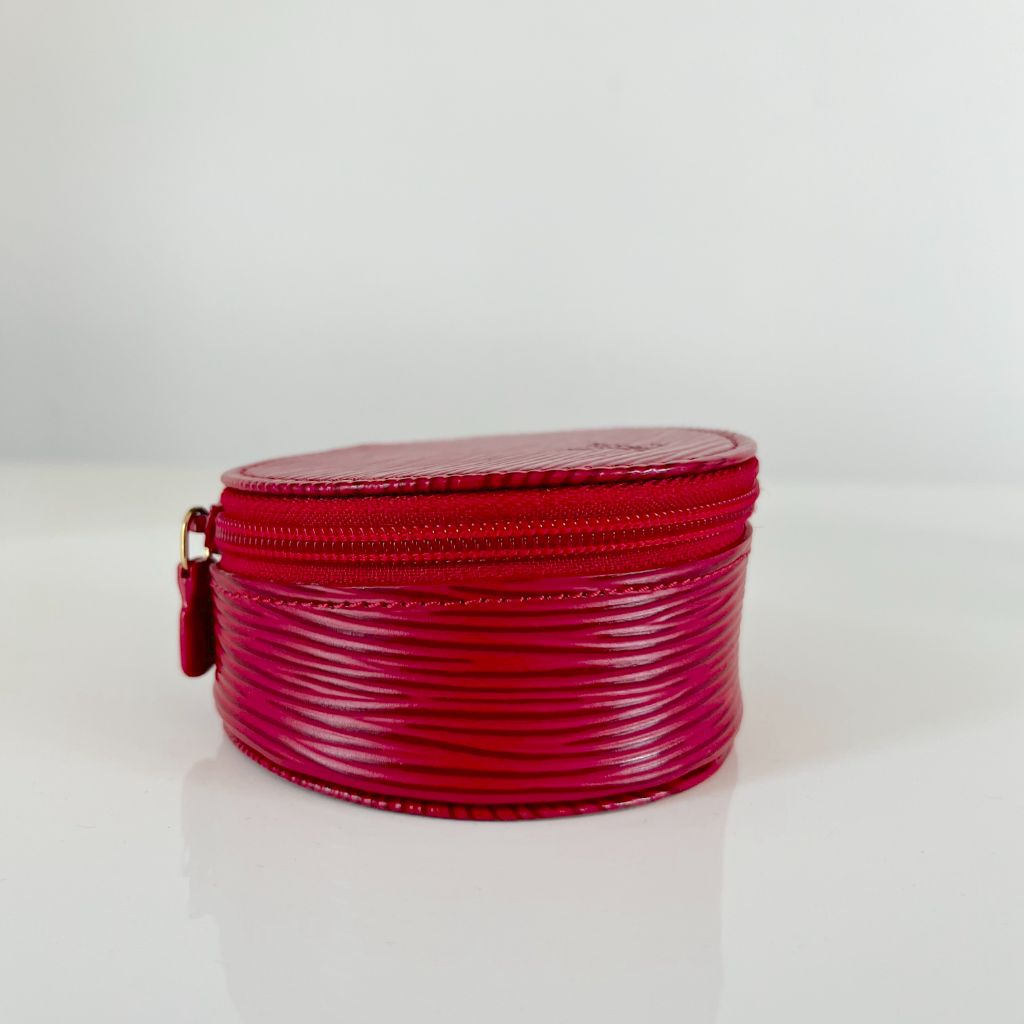 Louis Vuitton Louis Vuitton Ecrin Bijoux Red Epi Leather Mini Jewelry