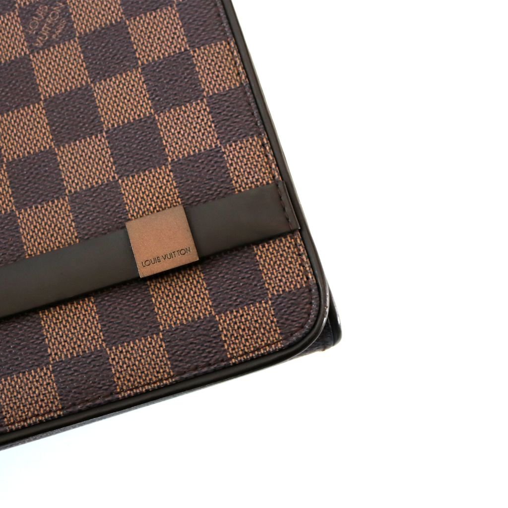 Shop for Louis Vuitton Damier Ebene Canvas Leather Tribeca Long Shoulder Bag  - Shipped from USA
