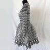 Maje black and white knitted long sleeve dress - BOPF | Business of Preloved Fashion