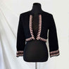 Maje Black Embroidered Crop Cardigan - BOPF | Business of Preloved Fashion