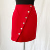 Maje Jupe courte mini skirt asymmetrical button - BOPF | Business of Preloved Fashion