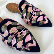 Malone Souliers Printed Pointed Toe Mules, 36.5 - BOPF | Business of Preloved Fashion