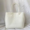 Marc Jacobs White Leather Shopper Tote Bag - BOPF | Business of Preloved Fashion