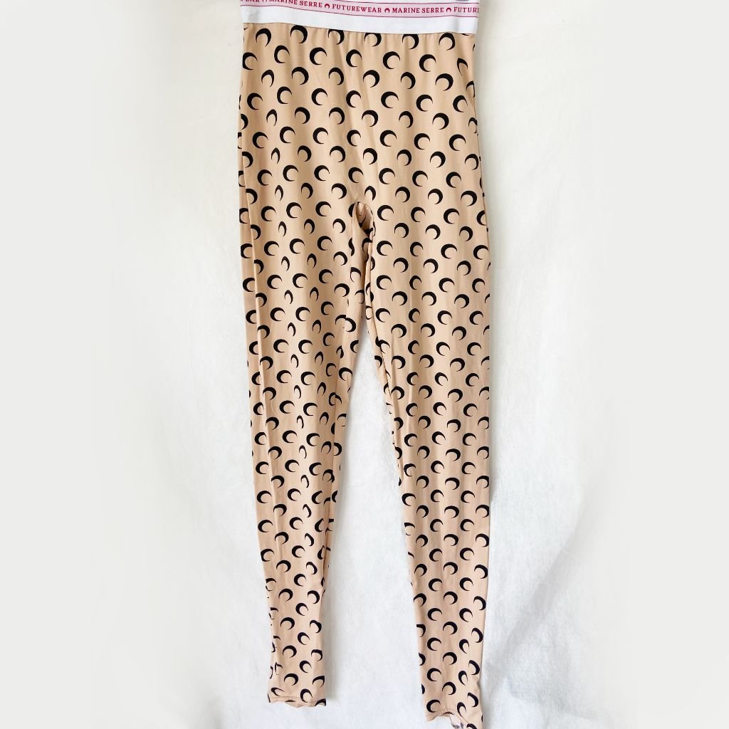Marine Serre Moon print leggings - BOPF | Business of Preloved Fashion