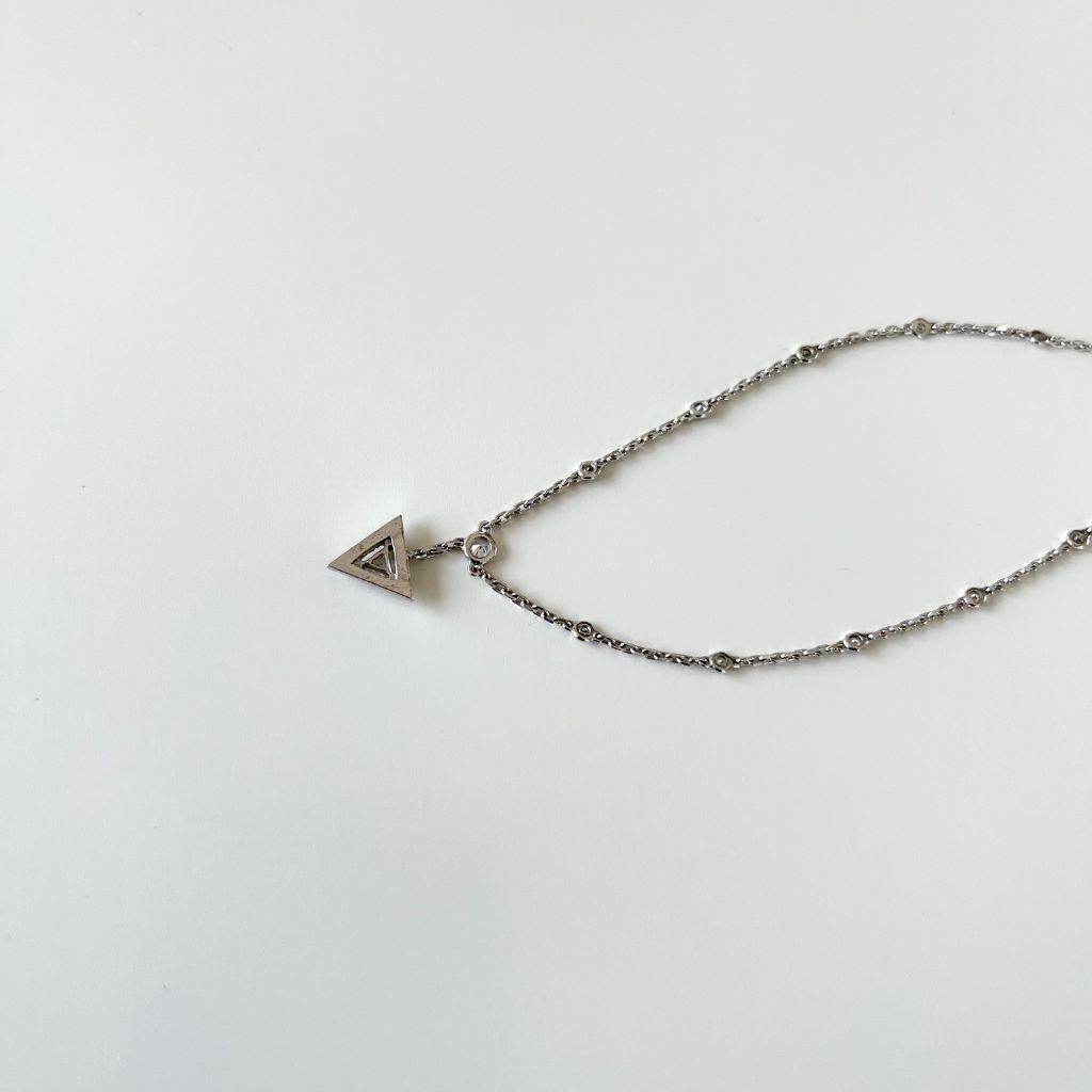 Messika Thèa 18ct White-gold and diamond anklet - BOPF | Business of Preloved Fashion
