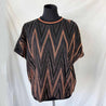 Missoni black and orange zig zag knit top and trousers - BOPF | Business of Preloved Fashion