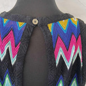 Missoni black/multicolor zigzab swim cover - BOPF | Business of Preloved Fashion