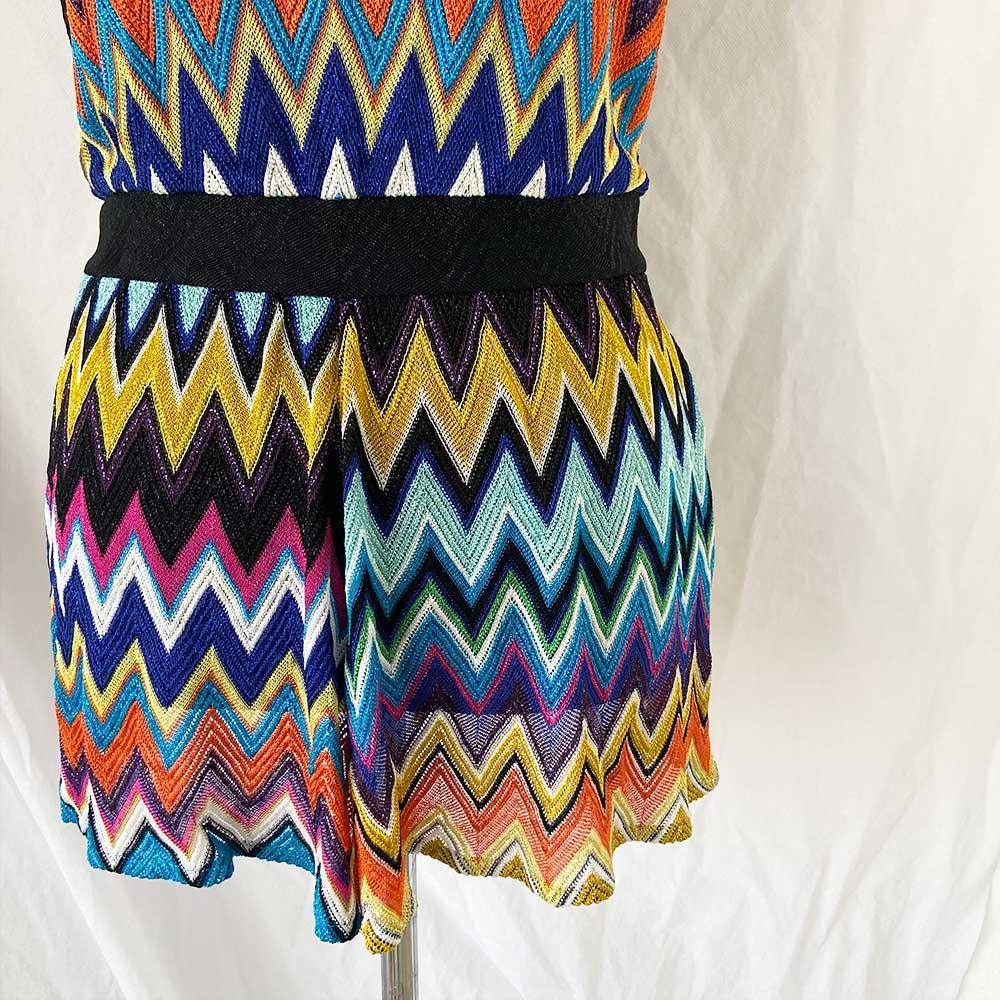 Missoni black/multicolor zigzab swim cover - BOPF | Business of Preloved Fashion