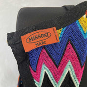 Missoni black/multicolor zigzab swim cover - BOPF | Business of Preloved Fashion