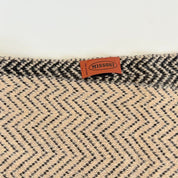 Missoni Zig Zag Knit Brown Wool Scarf with Tassels - BOPF | Business of Preloved Fashion