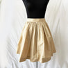 Miu Miu beige pleated mini skirt - BOPF | Business of Preloved Fashion