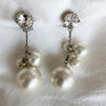 Miu Miu Crystal Large Pearl Drop Earrings - BOPF | Business of Preloved Fashion