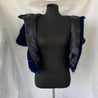 Miu Miu Navy Blue Velvet Hooded Jacket - BOPF | Business of Preloved Fashion