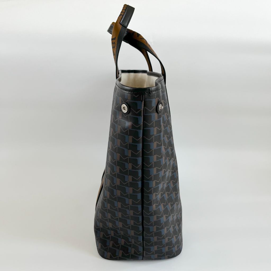 Moynat Leather Trim Coated Canvas Tote Bag - Blue Totes, Handbags -  MOYNA20744