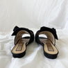 N°21 Black Satin Knot Mules Sandals - BOPF | Business of Preloved Fashion