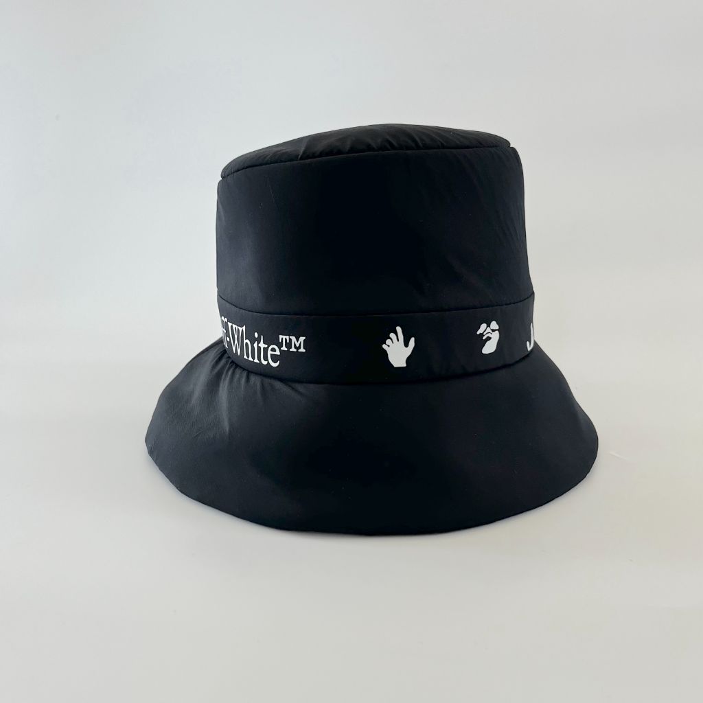 Off-white black nylon bucket hat - BOPF | Business of Preloved Fashion