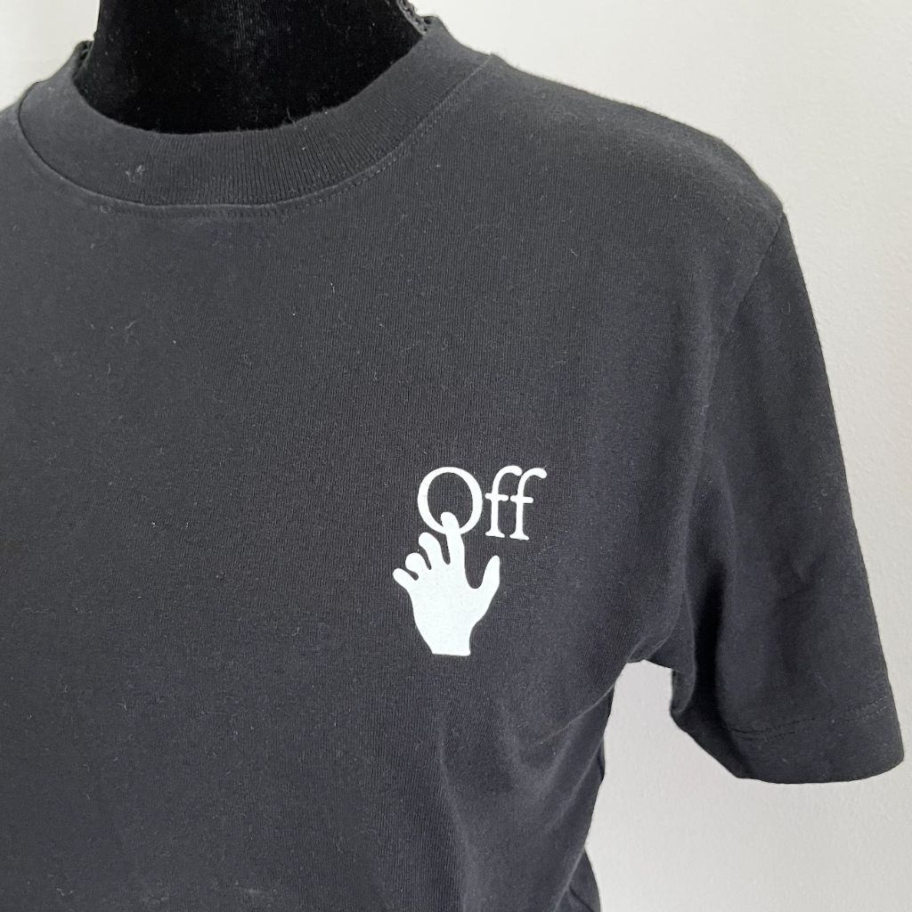 Off-White Black & Pink-Marker T-Shirt - BOPF | Business of Preloved Fashion