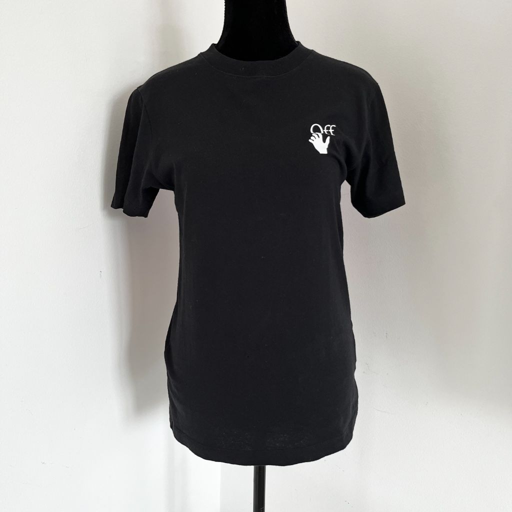 Off-White Black & Pink-Marker T-Shirt - BOPF | Business of Preloved Fashion