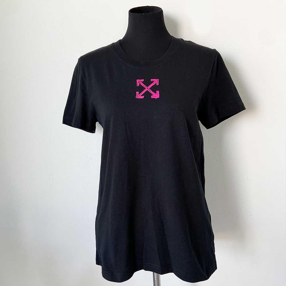 Off-white Black Print T Shirt - BOPF | Business of Preloved Fashion