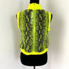 Off-White neon yellow snakeskin print sleeveless top - BOPF | Business of Preloved Fashion
