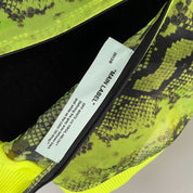 Off-White neon yellow snakeskin print sleeveless top - BOPF | Business of Preloved Fashion