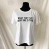 Off-White White Printed T Shirt - BOPF | Business of Preloved Fashion
