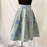 Oscar De La Renta Blue Printed Mini Skirt - BOPF | Business of Preloved Fashion