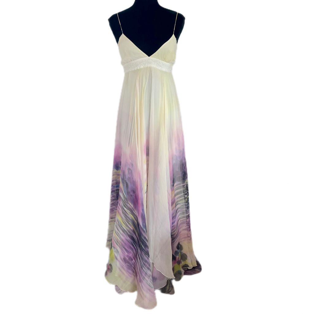 Matthew Williamson multicolor strappy maxi dress