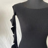 Pinko black dress with cut out sleeve detail - BOPF | Business of Preloved Fashion