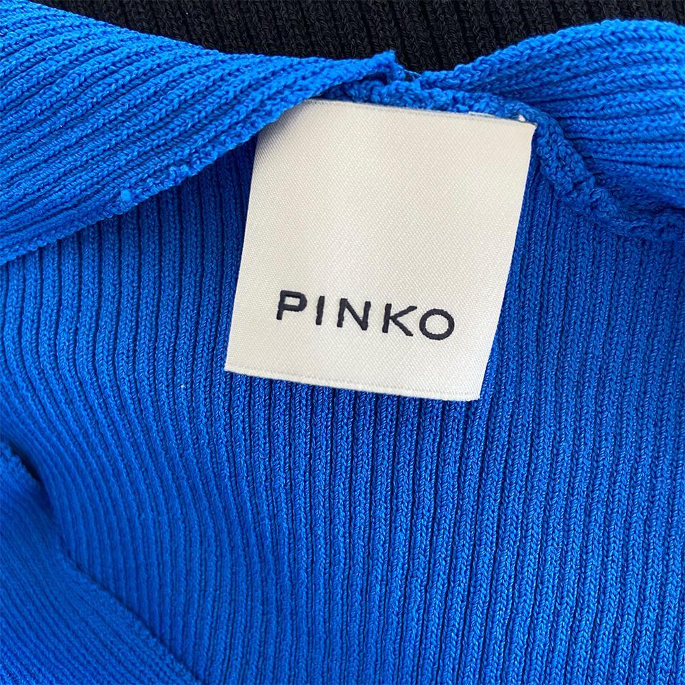 Pinko Blue Knitted Stretch Dress - BOPF | Business of Preloved Fashion