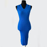 Pinko Blue Knitted Stretch Dress - BOPF | Business of Preloved Fashion