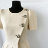 Prada Beige Pleated Mini Dress - BOPF | Business of Preloved Fashion
