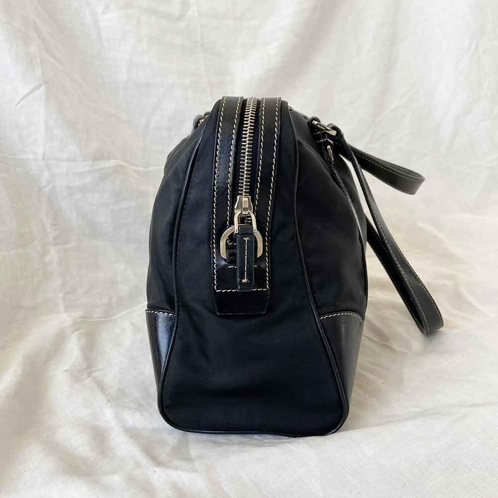 Prada Black Nylon Top Handle Bag - BOPF | Business of Preloved Fashion