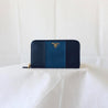 Prada blue and light blue bicolor saffiano wallet - BOPF | Business of Preloved Fashion