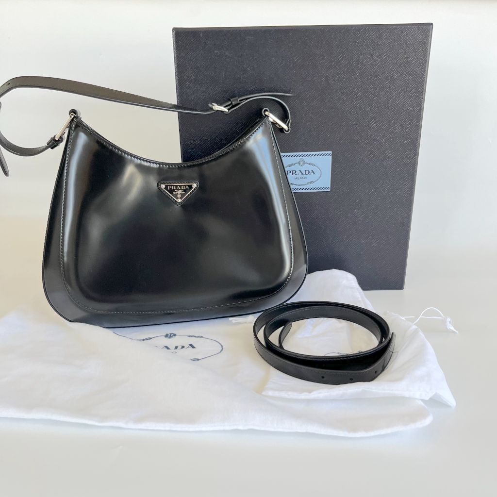 Prada Authenticated Cleo Leather Handbag
