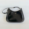 Prada Cleo Large Black Leather Shoulder Bag - BOPF | Business of Preloved Fashion