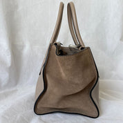 Prada Nude Leather Twin Pocket Double Handle Tote Bag - BOPF | Business of Preloved Fashion