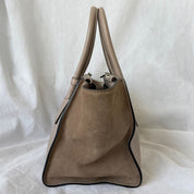 Prada Nude Leather Twin Pocket Double Handle Tote Bag - BOPF | Business of Preloved Fashion