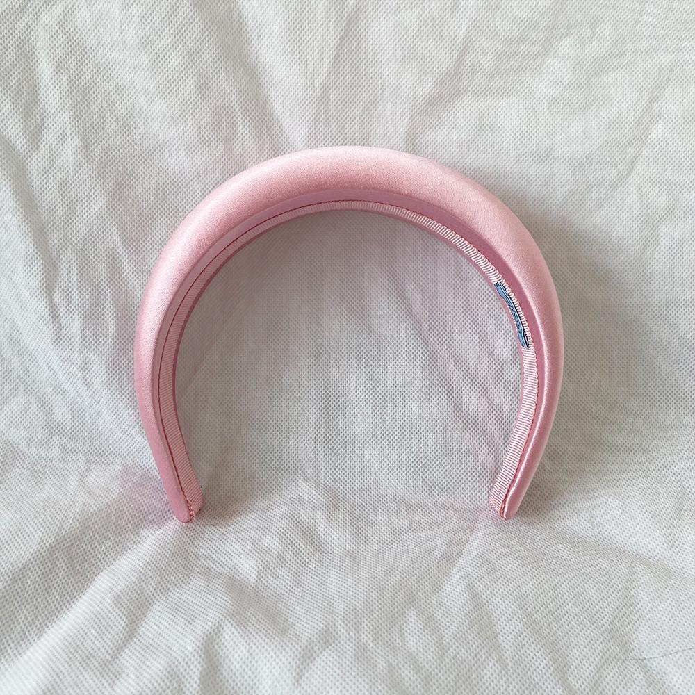 Prada Padded silk-satin headband - BOPF | Business of Preloved Fashion