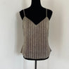 Ralph Lauren heavily silver/black beaded camisole top - BOPF | Business of Preloved Fashion