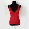 Ralph Lauren red knitted sleevless top - BOPF | Business of Preloved Fashion