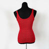 Ralph Lauren red knitted sleevless top - BOPF | Business of Preloved Fashion