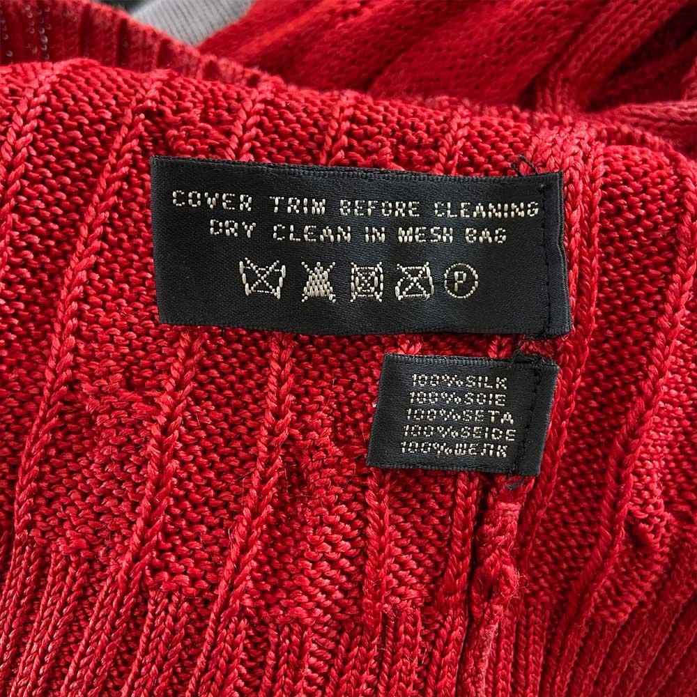 Ralph Lauren red knitted sleevless top - BOPF | Business of Preloved Fashion